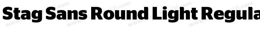 Stag Sans Round Light Regular字体转换